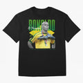Ronaldo 3 Time Fifa World Player Of The Year Oversized T-Shirt Show Championship Spirit for Global Football Passion for FIFA World Cup 2026, Inspired by Messi and Cristiano Ronaldo, England, Goal Celebration Energy, Supporter Heritage, Football
