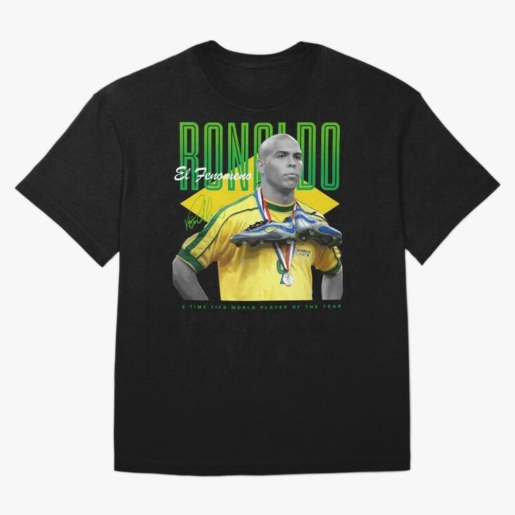 Ronaldo 3 Time Fifa World Player Of The Year Oversized T-Shirt Show Championship Spirit for Global Football Passion for FIFA World Cup 2026, Inspired by Messi and Cristiano Ronaldo, England, Goal Celebration Energy, Supporter Heritage, Football