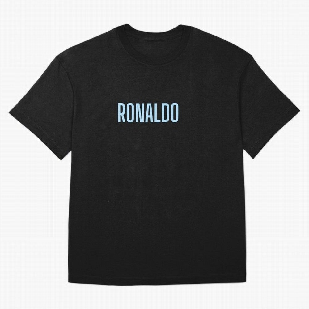 Ronaldo Oversized T-Shirt Celebrate the Road through FIFA World Cup 2026 Filled with Messi, France and Portugal Energy, Football Festival Excitement, Trophy Ambitions, Country Rivalries and Star Player Buzz; Ideal for Football Dads, Football Moms,