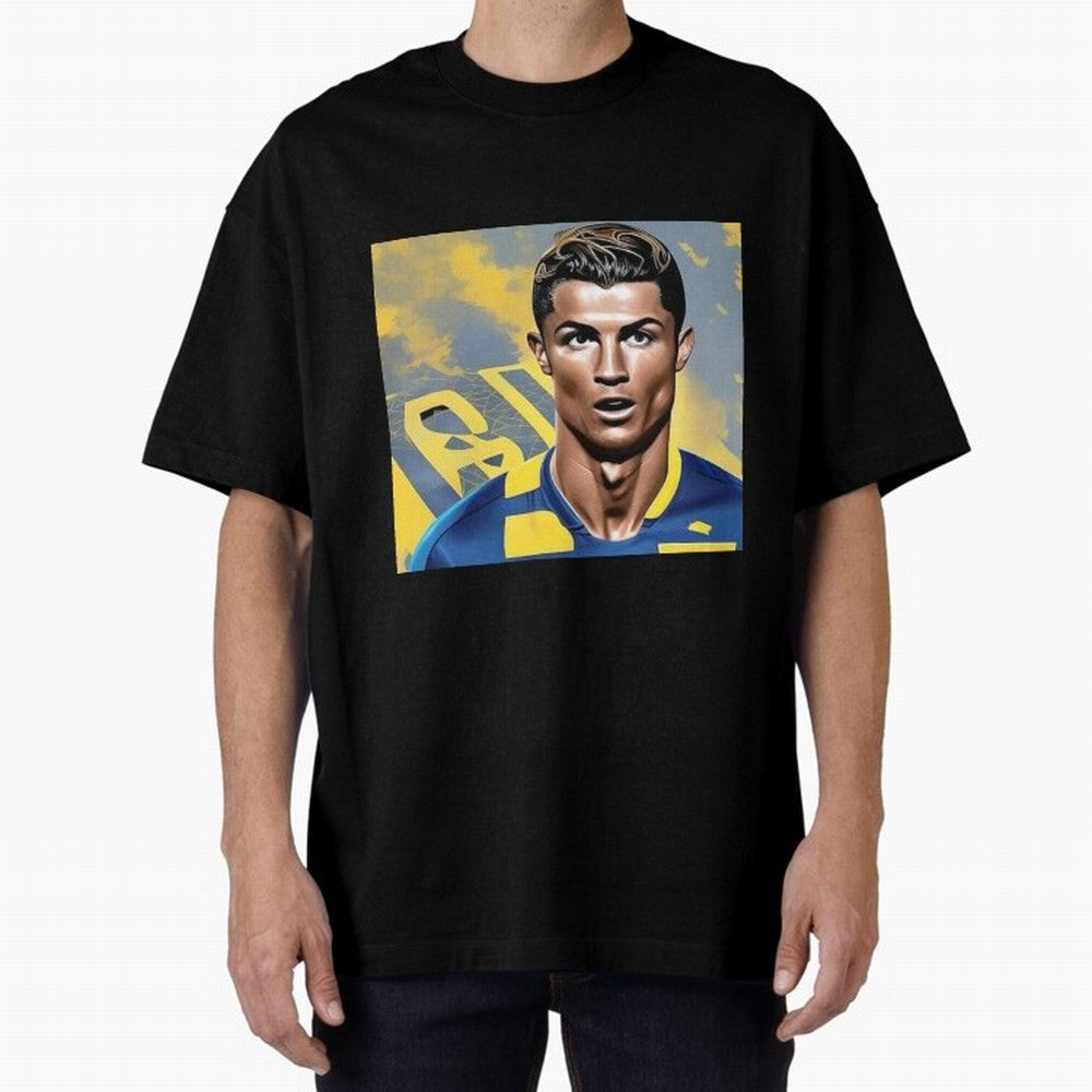Ronaldo al nassr Oversized T-Shirt Mark FIFA World Cup 2026 for Fans of Haaland and France and Portugal, Bringing Game Day Rituals, Football Legends, Country Pride and the Road to the Final; Made for Collectors Who Enjoy Iconic Players, Country