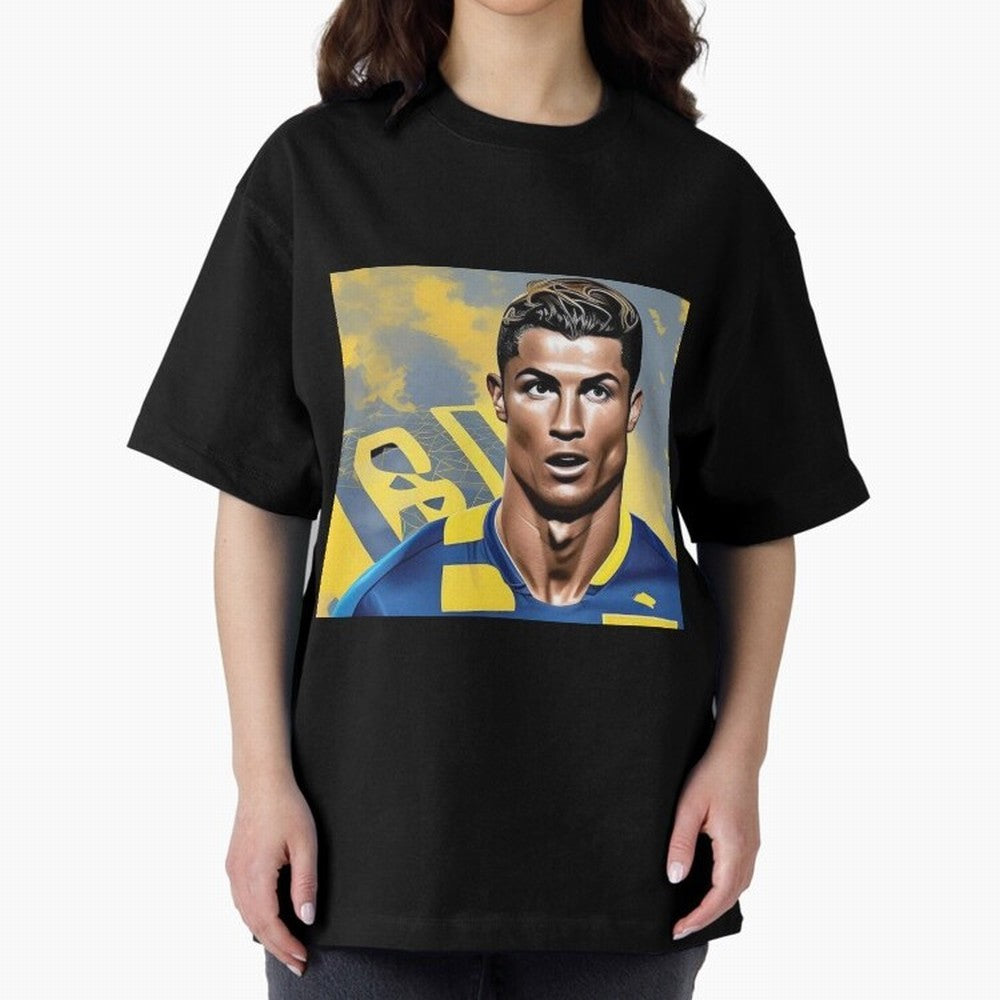 Ronaldo al nassr Oversized T-Shirt Mark FIFA World Cup 2026 for Fans of Haaland and France and Portugal, Bringing Game Day Rituals, Football Legends, Country Pride and the Road to the Final; Made for Collectors Who Enjoy Iconic Players, Country