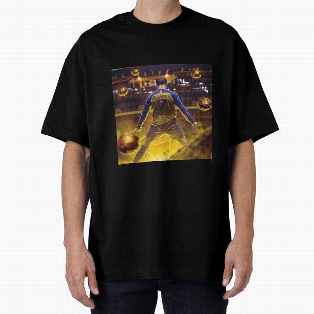 Ronaldo al nassr Oversized T-Shirt Celebrate Fan Favorites in FIFA World Cup 2026 Group Stage Spirit, Featuring Germany, Messi and Cristiano Ronaldo, Football History, Final Match Energy, Crowd Noise and Once in a Lifetime Moments; Perfect for