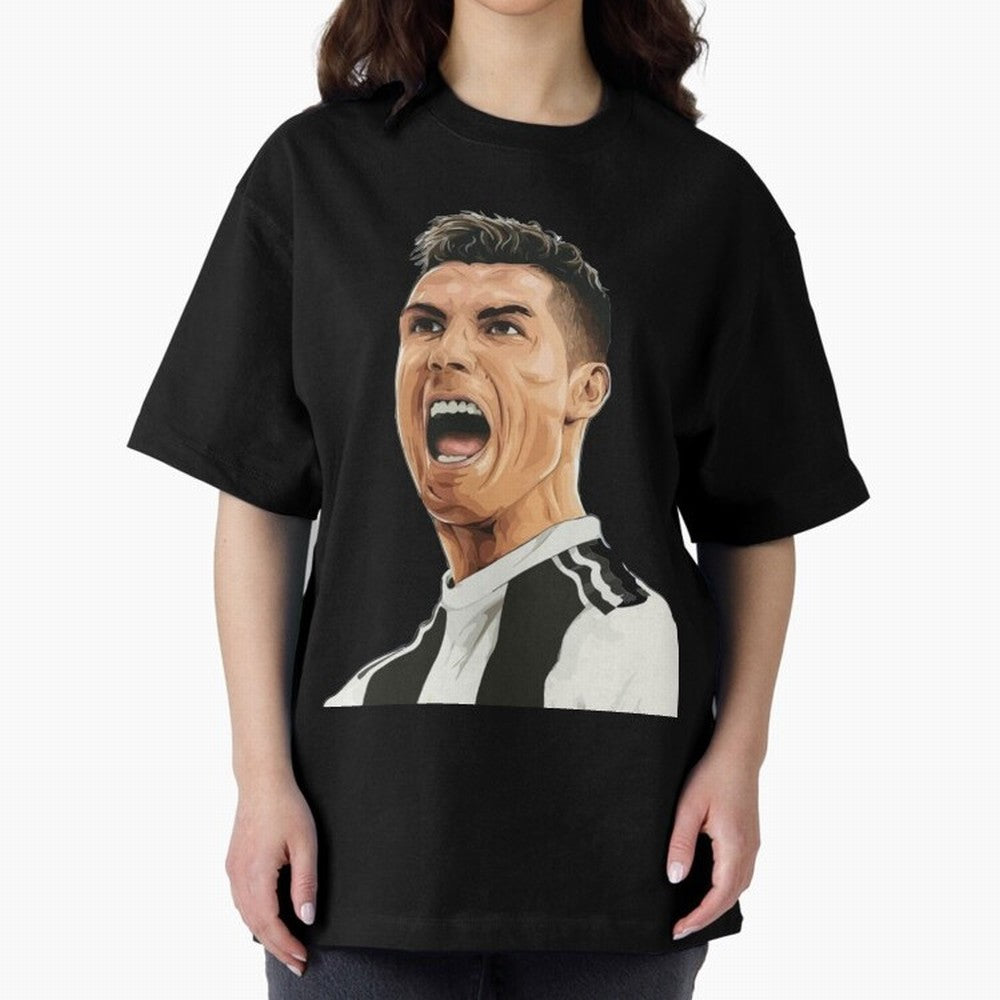 Ronaldo Ronaldo Oversized T-Shirt Fuel Your Fan Pride for FIFA World Cup 2026 USA Canada Mexico Driven by Messi and Cristiano Ronaldo, France Energy, Goal Celebration Energy, Supporter Heritage, Football Icons and Worldwide Tournament Joy; Ideal