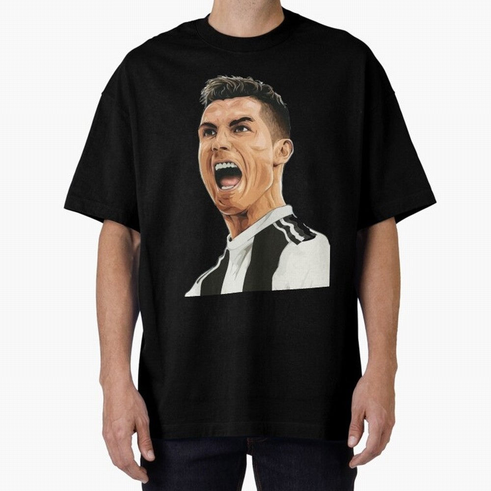 Ronaldo Ronaldo Oversized T-Shirt Fuel Your Fan Pride for FIFA World Cup 2026 USA Canada Mexico Driven by Messi and Cristiano Ronaldo, France Energy, Goal Celebration Energy, Supporter Heritage, Football Icons and Worldwide Tournament Joy; Ideal