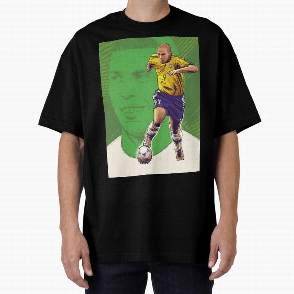 Wallpaper Ronaldo Nazario Oversized T-Shirt Bring a Champion Mindset to FIFA World Cup 2026 USA Canada Mexico Highlighting Neymar, Haaland and Cristiano Ronaldo, Spain and Netherlands Energy, Fan Favorite Moments, National Team Passion, Big Match