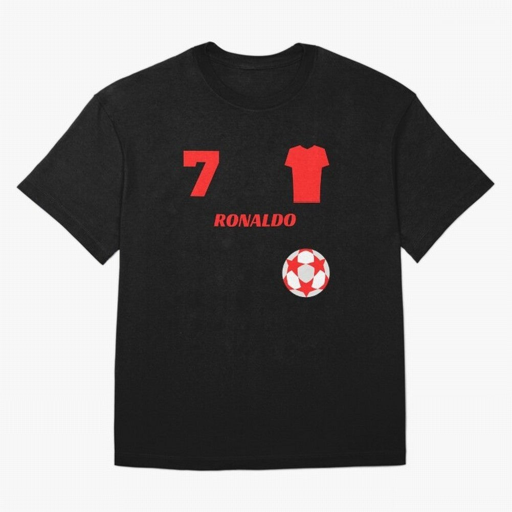 Ronaldo 7 - Man U Back to Manchester Oversized T-Shirt Celebrate Golden Goal Energy in FIFA World Cup 2026 USA Canada Mexico for Fans of Cristiano Ronaldo and Portugal, Spain and Germany, Bringing Game Day Rituals, Football Legends, Country Pride