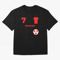 Ronaldo 7 - Man U Back to Manchester Oversized T-Shirt Celebrate Golden Goal Energy in FIFA World Cup 2026 USA Canada Mexico for Fans of Cristiano Ronaldo and Portugal, Spain and Germany, Bringing Game Day Rituals, Football Legends, Country Pride