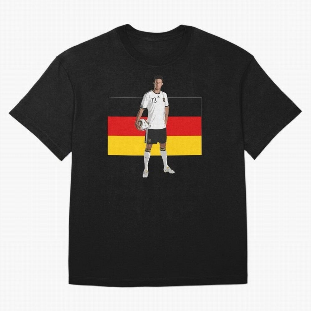 Michael Ballack - German Football Legend Oversized T-Shirt Make Game Day About Match Day Hype around FIFA World Cup 2026 Group Stage, Haaland, England, Classic Soccer Heritage, Championship Pressure, Fan Loyalty and International Pride; Ideal for