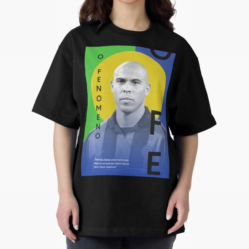 O Phenomenon Oversized T-Shirt Capture Stadium Memories from the FIFA World Cup 2026 Group Stage Journey through Neymar Highlights, Portugal, Spain and Germany Pride, Soccer Culture, Superstar Moments, National Team Dreams and Competitive Fire;