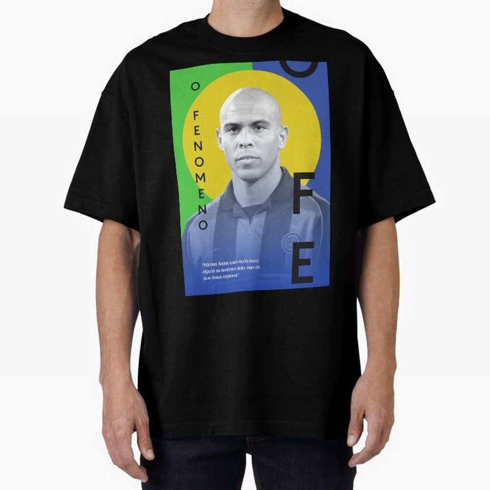 O Phenomenon Oversized T-Shirt Capture Stadium Memories from the FIFA World Cup 2026 Group Stage Journey through Neymar Highlights, Portugal, Spain and Germany Pride, Soccer Culture, Superstar Moments, National Team Dreams and Competitive Fire;