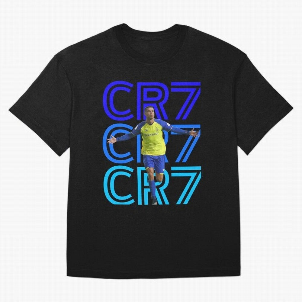 Christiano Ronaldo CR7 Oversized T-Shirt Cheer through Every Moment of Global Football Passion for FIFA World Cup 2026, Celebrating Messi, Neymar and Mbappe, France, Fan Favorite Moments, National Team Passion, Big Match Drama and Soccer History;