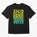 Brazil 1982 zico socrates eder best team never to win world cup79 Oversized T-Shirt Build FIFA World Cup 2026 Group Stage Spirit, Made for Netherlands, Messi, Soccer Culture, Superstar Moments, National Team Dreams and Competitive Fire; Perfect for