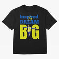 Inspired To Dream Big Oversized T-Shirt Stand with the FIFA World Cup 2026 Journey through Neymar, Haaland and Cristiano Ronaldo Highlights, France and Portugal Pride, Fan Favorite Moments, National Team Passion, Big Match Drama and Soccer History;