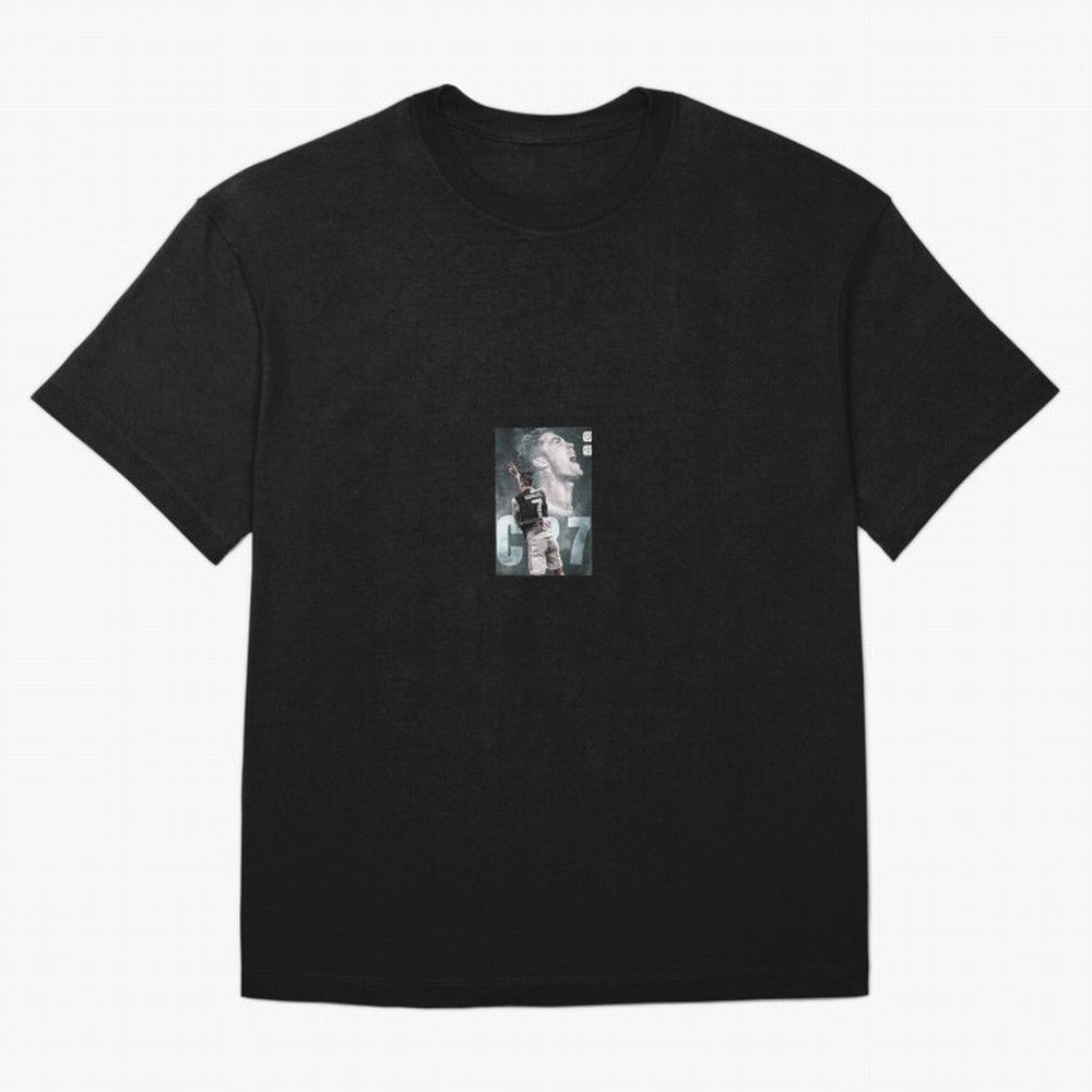 Ronaldo sticker Oversized T-Shirt Join Supporters Worldwide for Global Football Passion for FIFA World Cup 2026, Connected to Mbappe and Neymar, Spain and Netherlands, Sports Nostalgia, International Competition, Famous Players and Unforgettable