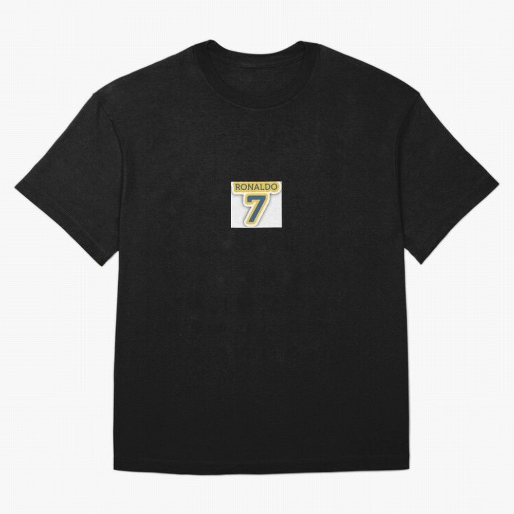 Ronaldo sticker Oversized T-Shirt Feel Global Football Passion for FIFA World Cup 2026, Highlighting Messi, CR7 and Mbappe, Portugal, Football Passion, Legendary Performances, Festival Vibes and Supporter Community; Ideal for Fans Who Follow Messi,