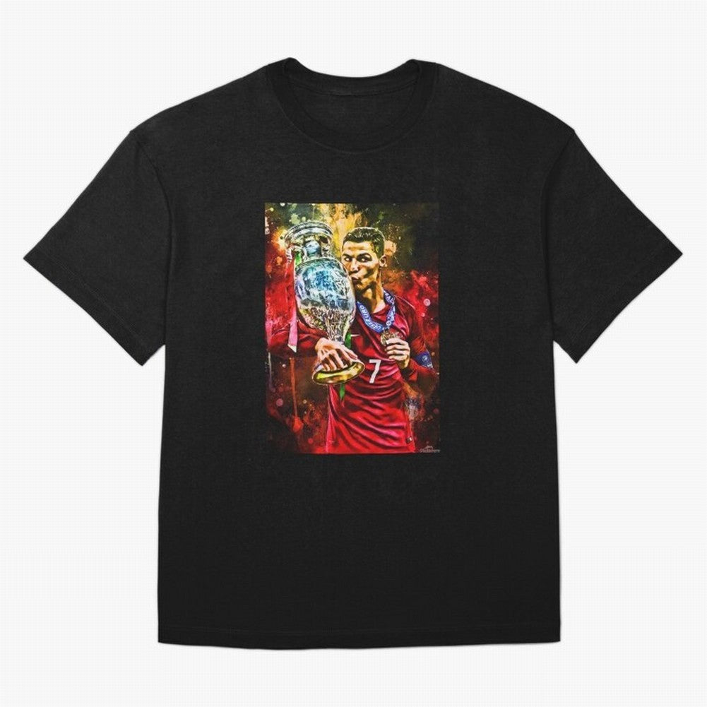 Christiano Ronaldo Oversized T-Shirt Celebrate Classic Football Spirit in FIFA World Cup 2026 Group Stage Spirit, Featuring England, Haaland, Tournament Hype, Historic Matchups, Family Viewing Parties and Global Sports Pride; Ideal for Passionate