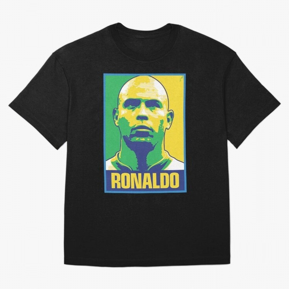 Ronaldo - BRAZIL Oversized T-Shirt Support the Legends of Match Day Hype around FIFA World Cup 2026, Mbappe, England, Tournament Hype, Historic Matchups, Family Viewing Parties and Global Sports Pride; Built for Supporters Chasing Trophy Dreams,