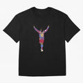 Ronaldinho FC Barcelona Oversized T-Shirt Capture FIFA World Cup 2026 Group Stage with Haaland and Mbappe, France Energy, Championship Spirit, Famous Goals, Roaring Crowds and International Football Unity; Great for Watch Parties, Sports Bars,
