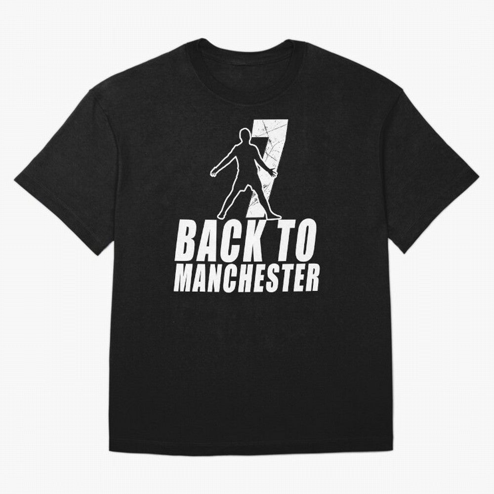 Men Back to manchester, Welcome to manchester Oversized T-Shirt Celebrate Global Passion for FIFA World Cup 2026 for Fans of Messi, Neymar and Mbappe and Portugal, Bringing Goal Celebration Energy, Supporter Heritage, Football Icons and Worldwide