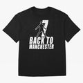Men Back to manchester, Welcome to manchester Oversized T-Shirt Celebrate Global Passion for FIFA World Cup 2026 for Fans of Messi, Neymar and Mbappe and Portugal, Bringing Goal Celebration Energy, Supporter Heritage, Football Icons and Worldwide