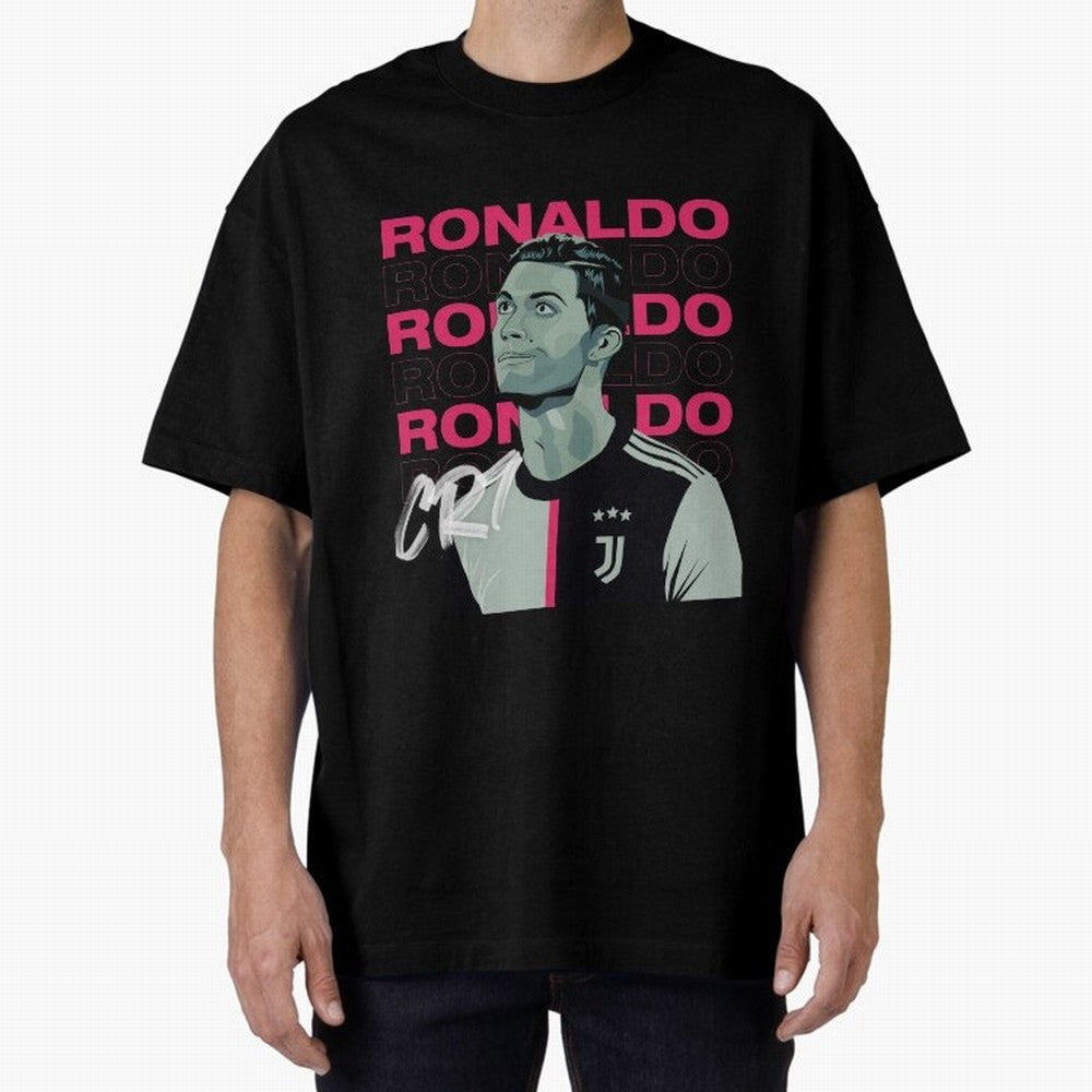 Ronaldo Oversized T-Shirt Celebrate National Team Dreams in Match Day Hype around FIFA World Cup 2026 Group Stage, Neymar, Argentina and Brazil, Championship Spirit, Famous Goals, Roaring Crowds and International Football Unity; Ideal for