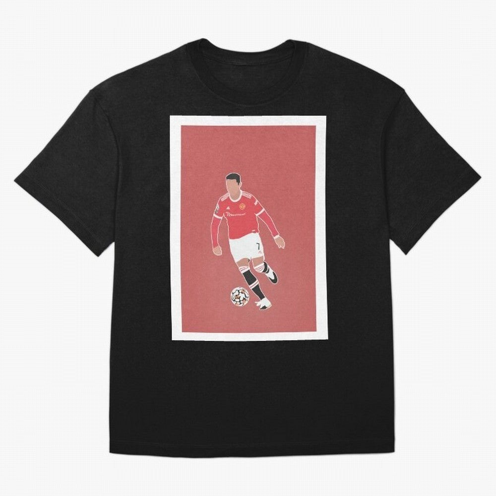Cristiano Ronaldo 2 Oversized T-Shirt Bring Stadium Energy to FIFA World Cup 2026 Group Stage Spirit, with France, Neymar, Classic Soccer Heritage, Championship Pressure, Fan Loyalty and International Pride; Created for Match Day Parties, Soccer