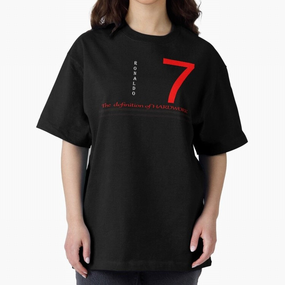 Christiano Ronaldo T-shirts Oversized T-Shirt Show Up for the Glory of FIFA World Cup 2026 USA Canada Mexico Spirit, Inspired by Netherlands, Mbappe, Soccer Culture, Superstar Moments, National Team Dreams and Competitive Fire; Perfect for People