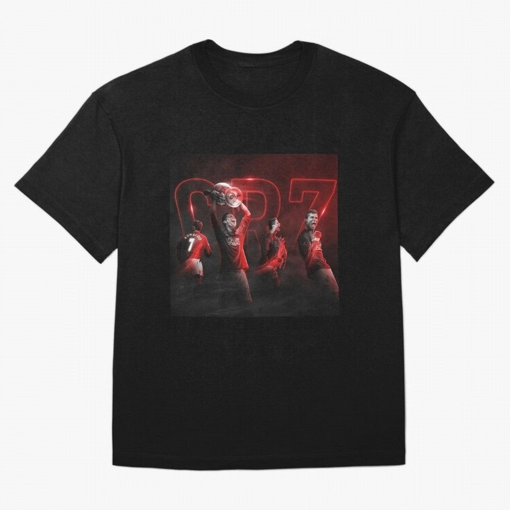 Cristiano Ronaldo in Manchester United Oversized T-Shirt Refresh Match Day Hype around FIFA World Cup 2026 Group Stage, Neymar, England, France and Netherlands, Football Festival Excitement, Trophy Ambitions, Country Rivalries and Star Player Buzz;