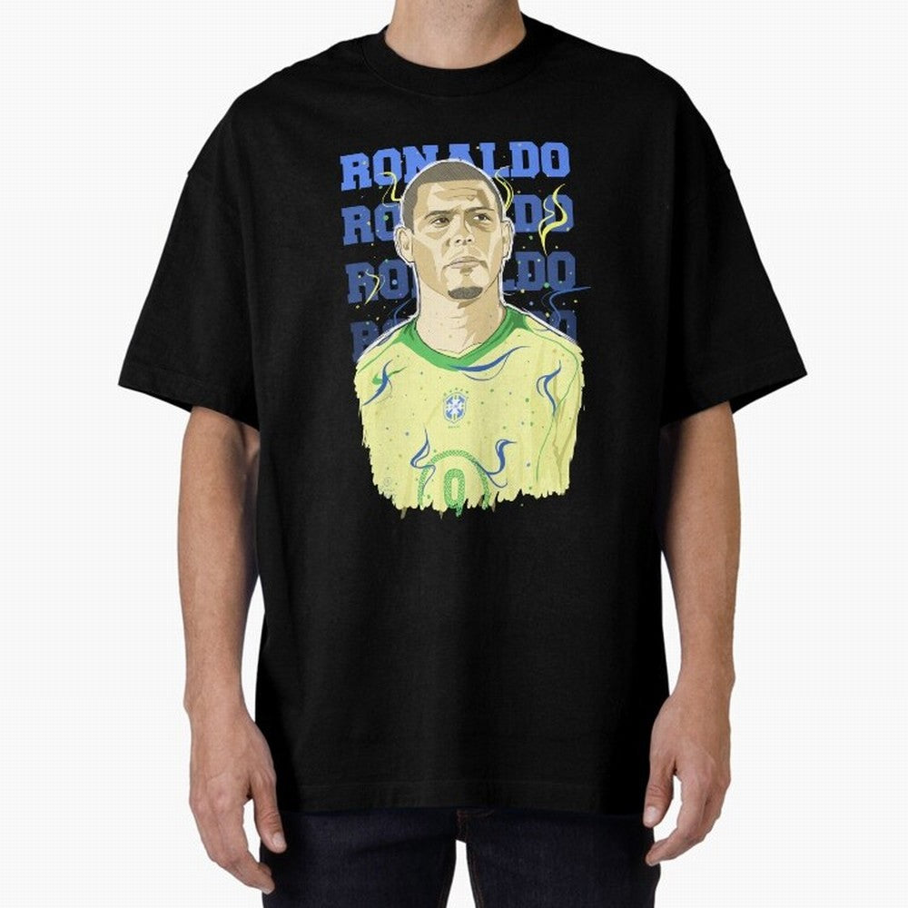 Ronaldo Oversized T-Shirt Feel the Roar of the FIFA World Cup 2026 Group Stage Journey through CR7 and Messi Highlights, Netherlands Pride, Championship Spirit, Famous Goals, Roaring Crowds and International Football Unity; Perfect for Supporters