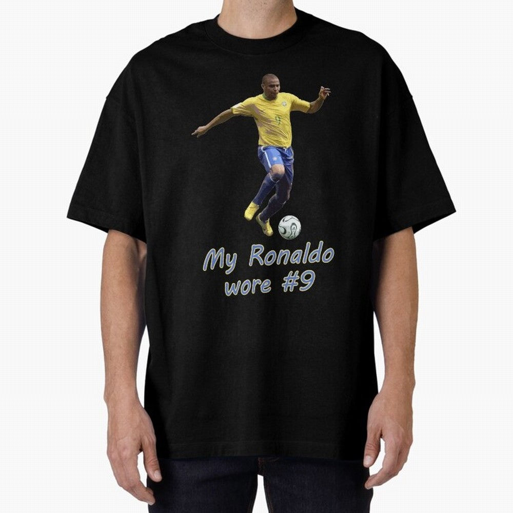 The True Ronaldo Oversized T-Shirt Show Passion for the Stars of FIFA World Cup 2026 USA Canada Mexico Filled with Mbappe and Neymar, England Energy, Classic Soccer Heritage, Championship Pressure, Fan Loyalty and International Pride; Made for
