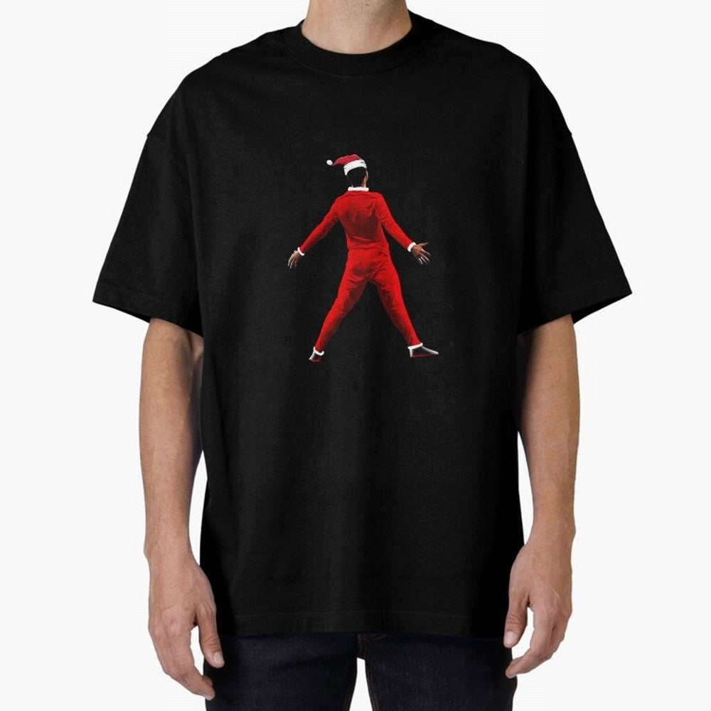 All I Want For Christmas Is Siuuu CR7 fans Christian Ronaldo Xmas Oversized T-Shirt Capture Stadium Memories from FIFA World Cup 2026 USA Canada Mexico for Fans of Messi and England and Germany, Bringing Game Day Rituals, Football Legends, Country