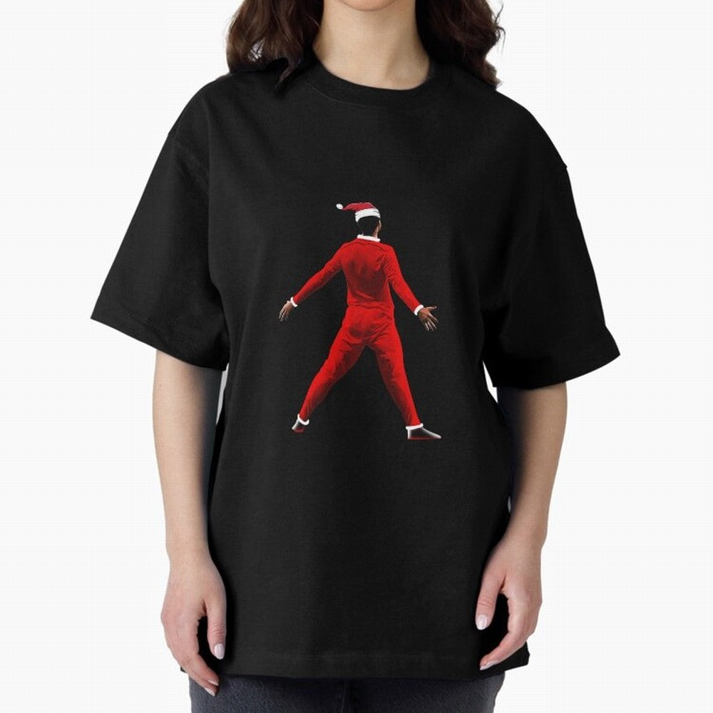 All I Want For Christmas Is Siuuu CR7 fans Christian Ronaldo Xmas Oversized T-Shirt Capture Stadium Memories from FIFA World Cup 2026 USA Canada Mexico for Fans of Messi and England and Germany, Bringing Game Day Rituals, Football Legends, Country