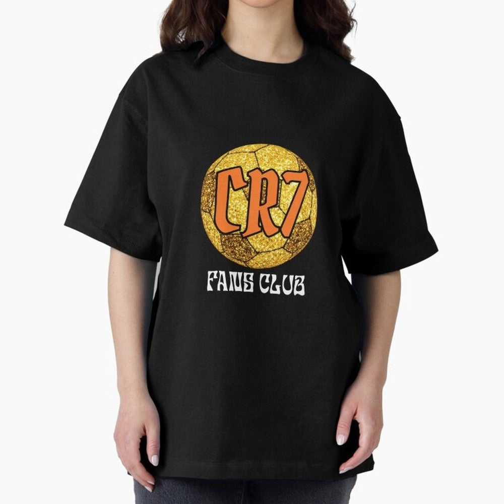 CR7 BLK3 Oversized T-Shirt Turn Up for FIFA World Cup 2026 USA Canada Mexico Capturing Messi, Neymar and Mbappe, Argentina Energy, Champion Mindset, Group Stage Buzz, Knockout Tension and Passionate Fan Culture; Ideal for Football Dads, Football