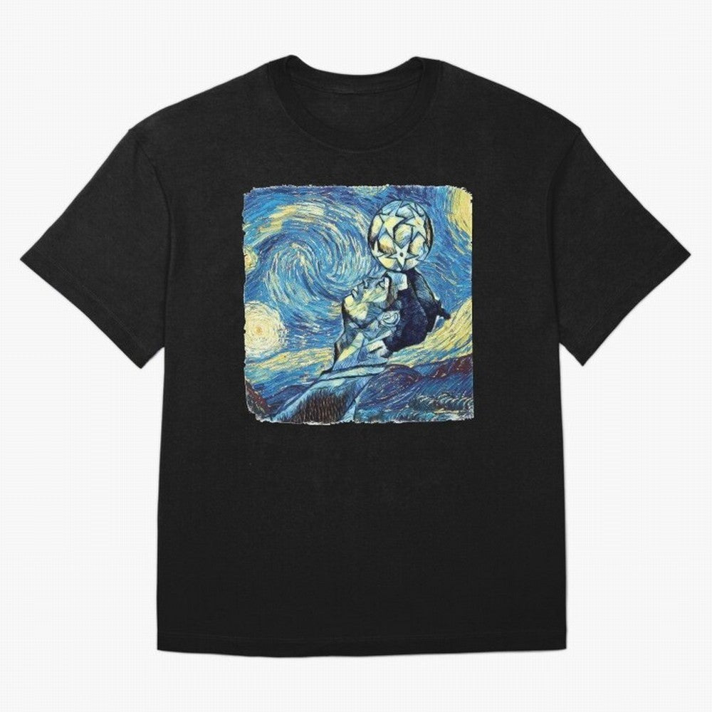 Ronaldo Ronaldo Van Gogh Style Oversized T-Shirt Cheer for FIFA World Cup 2026 Group Stage for Fans of Haaland and Brazil, Portugal and Argentina, Bringing Football History, Final Match Energy, Crowd Noise and Once in a Lifetime Moments; Created
