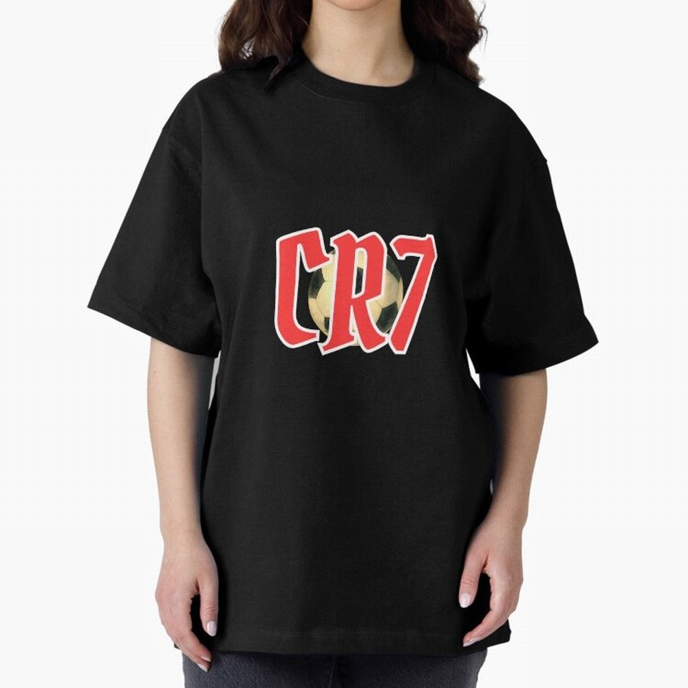 CR7 RED Oversized T-Shirt Represent the Passion of FIFA World Cup 2026 Group Stage Featuring Mbappe and Neymar, Portugal Energy, Retro Football Energy, Iconic Rivalries, Trophy Chase Drama and Stadium Atmosphere; Made for Collectors Who Enjoy