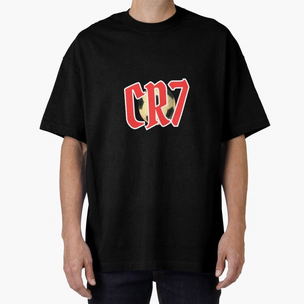 CR7 RED Oversized T-Shirt Represent the Passion of FIFA World Cup 2026 Group Stage Featuring Mbappe and Neymar, Portugal Energy, Retro Football Energy, Iconic Rivalries, Trophy Chase Drama and Stadium Atmosphere; Made for Collectors Who Enjoy