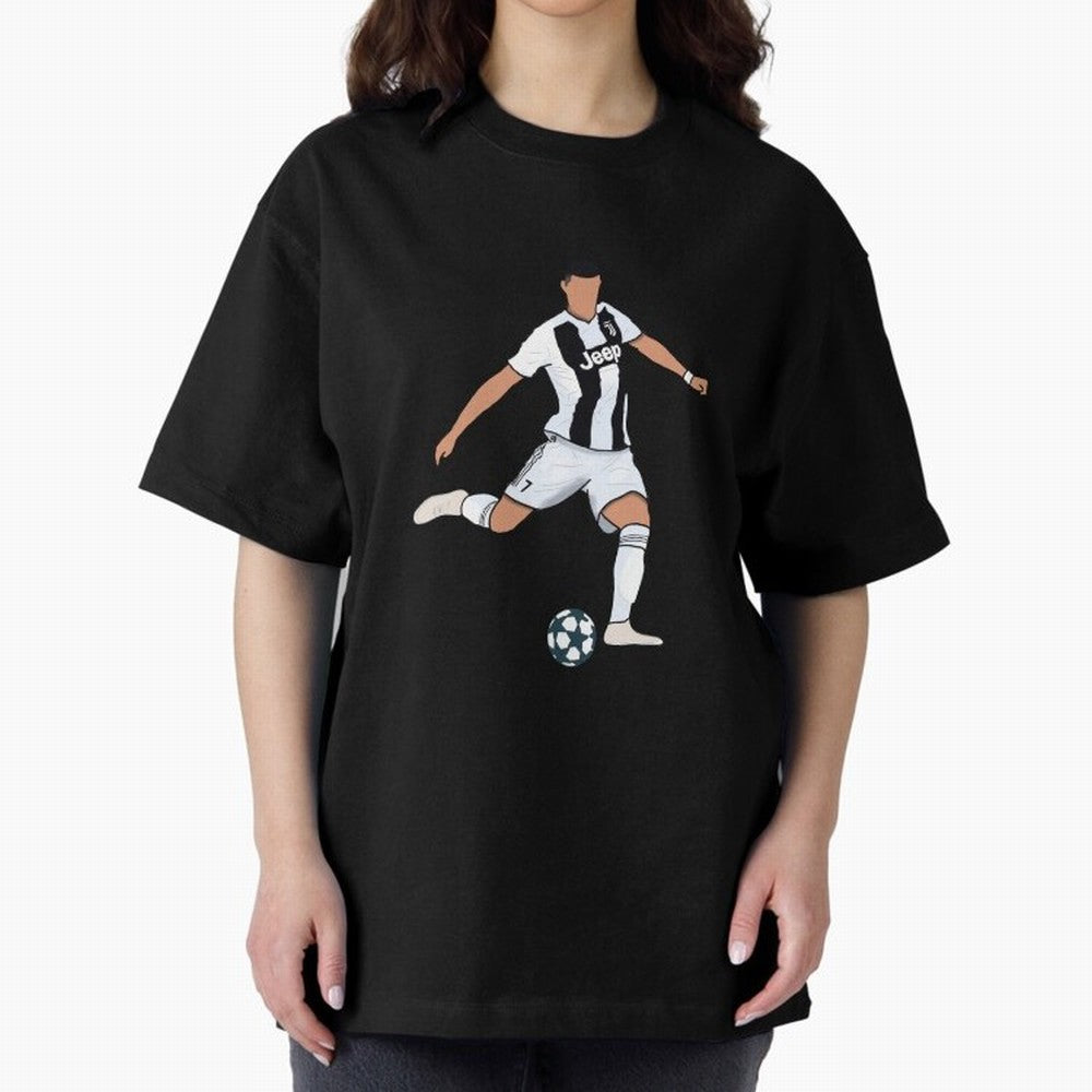 Ronaldo Oversized T-Shirt Turn Every Weekend Toward FIFA World Cup 2026 USA Canada Mexico Centered on Haaland and Mbappe, Germany Energy, Football Festival Excitement, Trophy Ambitions, Country Rivalries and Star Player Buzz; Ideal for Passionate