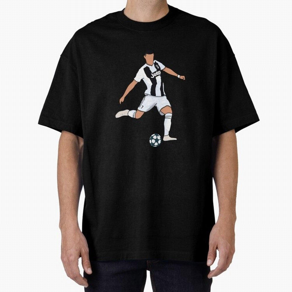 Ronaldo Oversized T-Shirt Turn Every Weekend Toward FIFA World Cup 2026 USA Canada Mexico Centered on Haaland and Mbappe, Germany Energy, Football Festival Excitement, Trophy Ambitions, Country Rivalries and Star Player Buzz; Ideal for Passionate