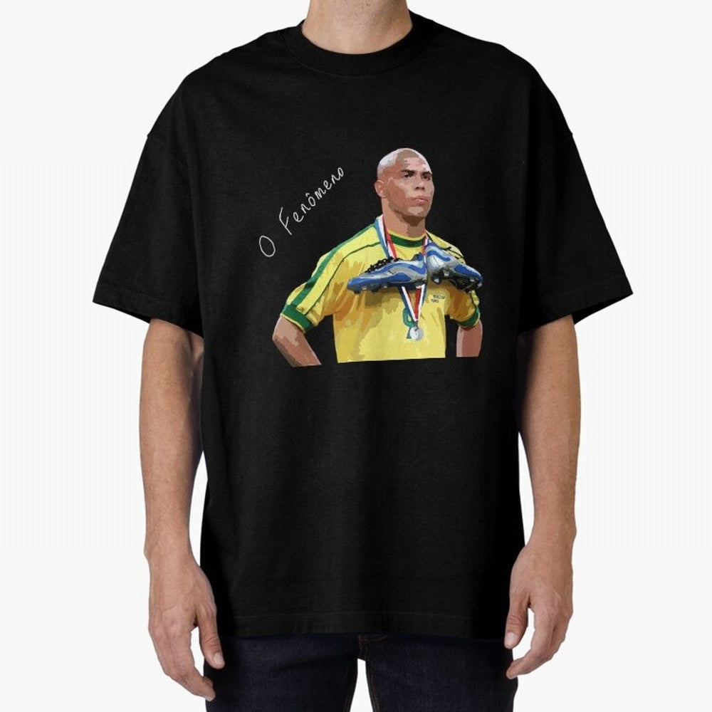 Ronaldo Il Fenomeno Oversized T-Shirt Celebrate Every Goal in FIFA World Cup 2026 Group Stage Spirit, Inspired by Netherlands, Cristiano Ronaldo, Global Supporter Spirit, Legendary Goals, National Colors and Tournament Celebration; Ideal for Fans