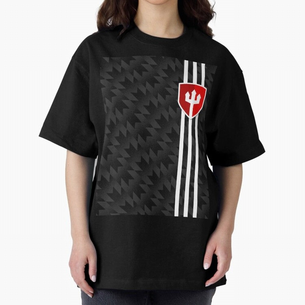 Manchester United 2017/18 3rd Kit Jersey Pattern Oversized T-Shirt Show Match Day Excitement for FIFA World Cup 2026 USA Canada Mexico Spirit, Built around England, Messi, Sports Nostalgia, International Competition, Famous Players and