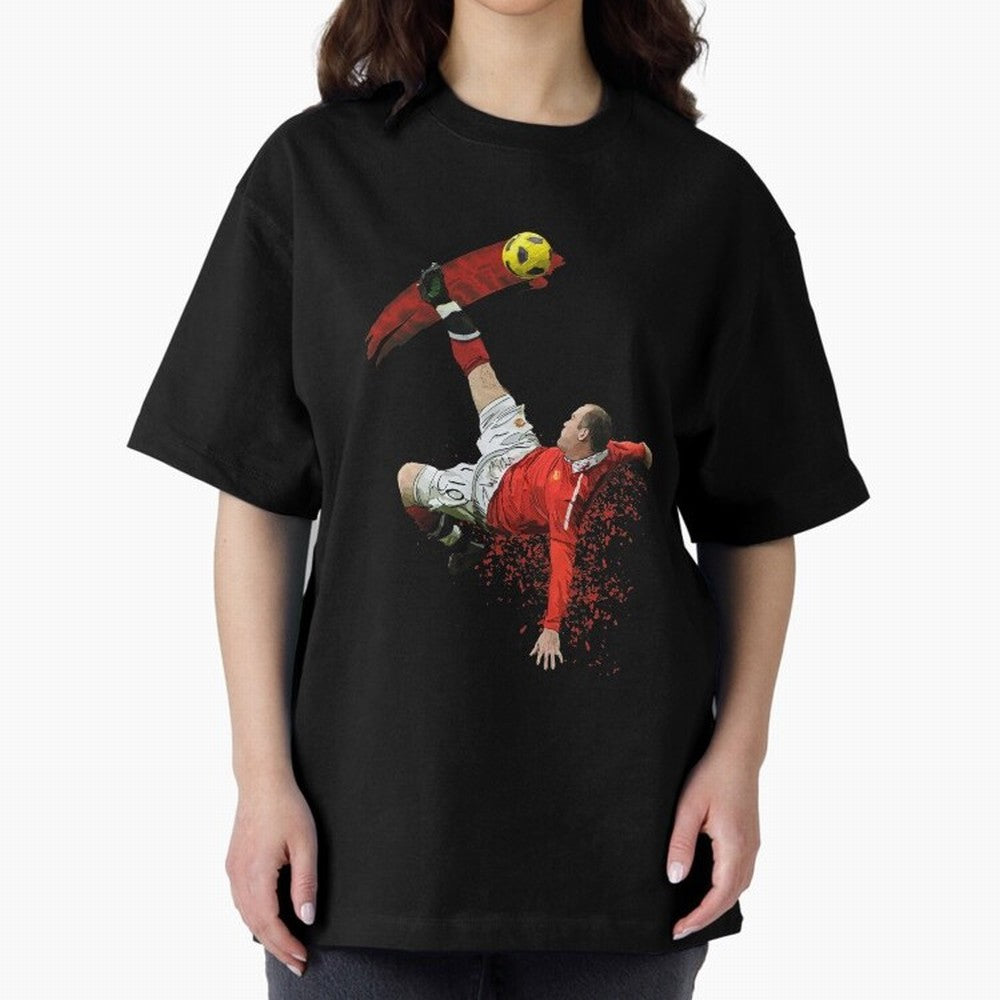 Wayne Rooney Oversized T-Shirt Carry the Dream of FIFA World Cup 2026 Group Stage for Fans of CR7 and Messi and England and Germany, Bringing Championship Spirit, Famous Goals, Roaring Crowds and International Football Unity; Made for Collectors