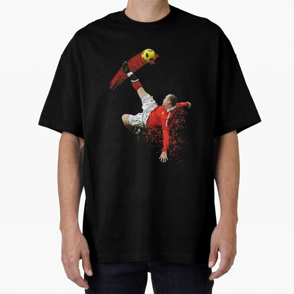 Wayne Rooney Oversized T-Shirt Carry the Dream of FIFA World Cup 2026 Group Stage for Fans of CR7 and Messi and England and Germany, Bringing Championship Spirit, Famous Goals, Roaring Crowds and International Football Unity; Made for Collectors
