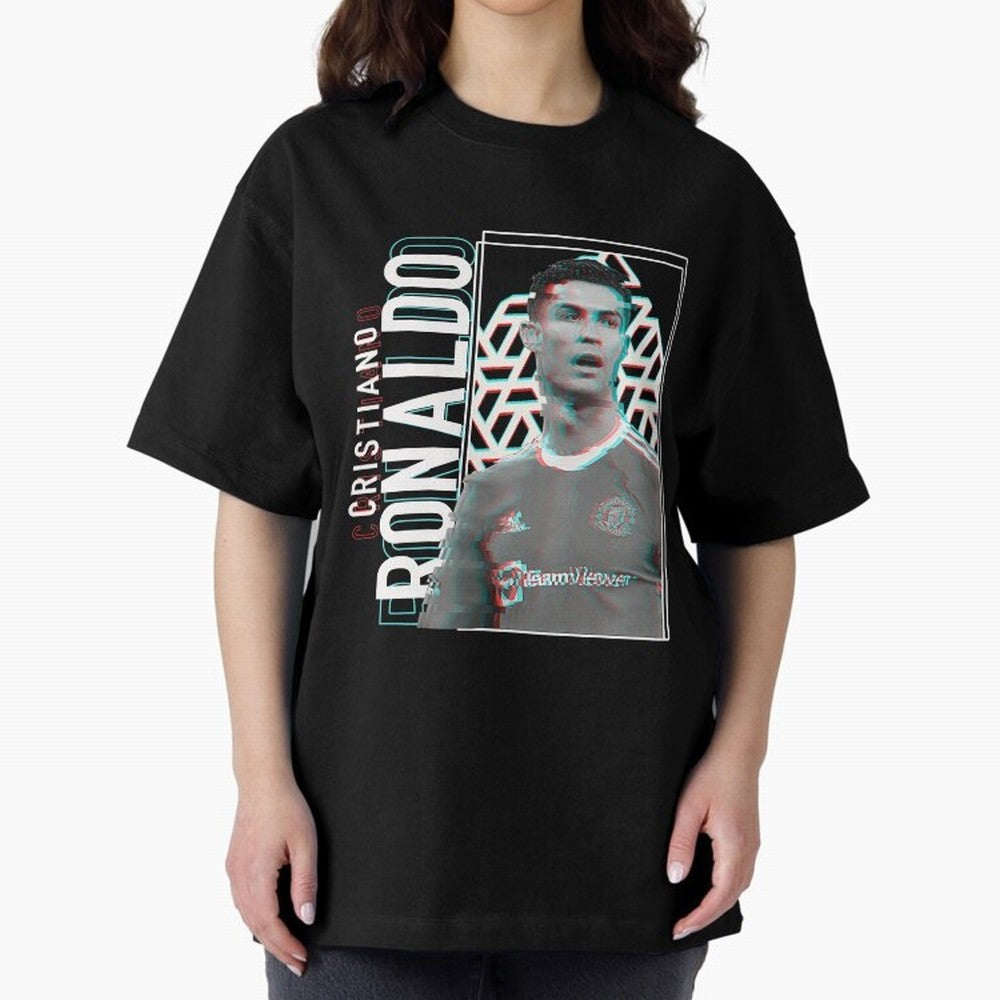 Cristiano Ronaldo sport Oversized T-Shirt Fuel FIFA World Cup 2026 USA Canada Mexico for Fans of Mbappe and Spain, Bringing Fan Favorite Moments, National Team Passion, Big Match Drama and Soccer History; Ideal for Fans Who Follow Messi, Cristiano