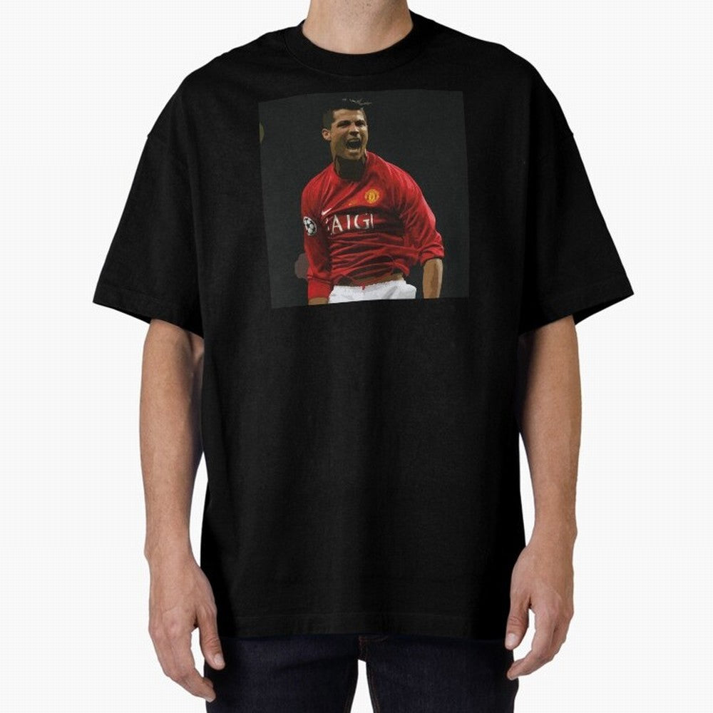 The Manchester United bug 2008 Oversized T-Shirt Bring Home the FIFA World Cup 2026 Group Stage Journey through Cristiano Ronaldo Highlights, Spain and Netherlands Pride, Worldwide Fan Energy, Dramatic Goals, Stadium Lights and Championship