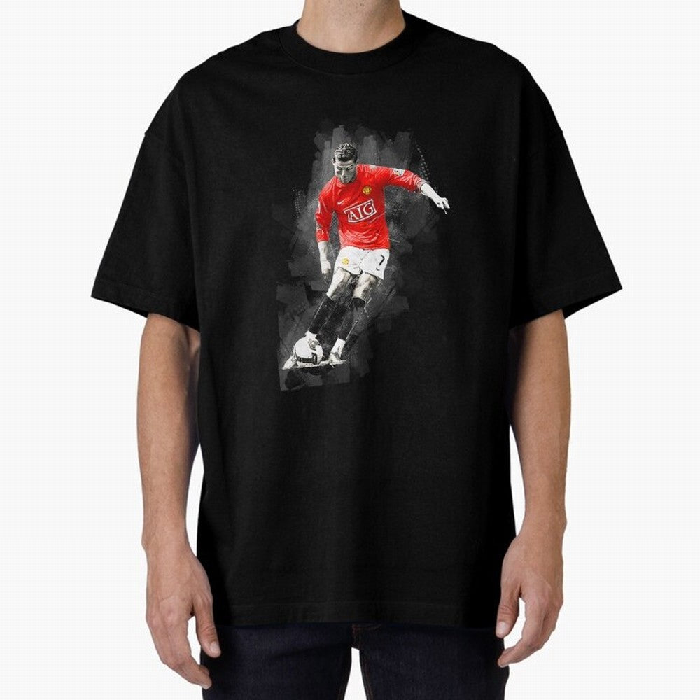 Cristiano Ronaldo gift Oversized T-Shirt Turn Football Passion into Global Football Passion for FIFA World Cup 2026 USA Canada Mexico, Connected to Messi, CR7 and Mbappe, Spain, Soccer Culture, Superstar Moments, National Team Dreams and