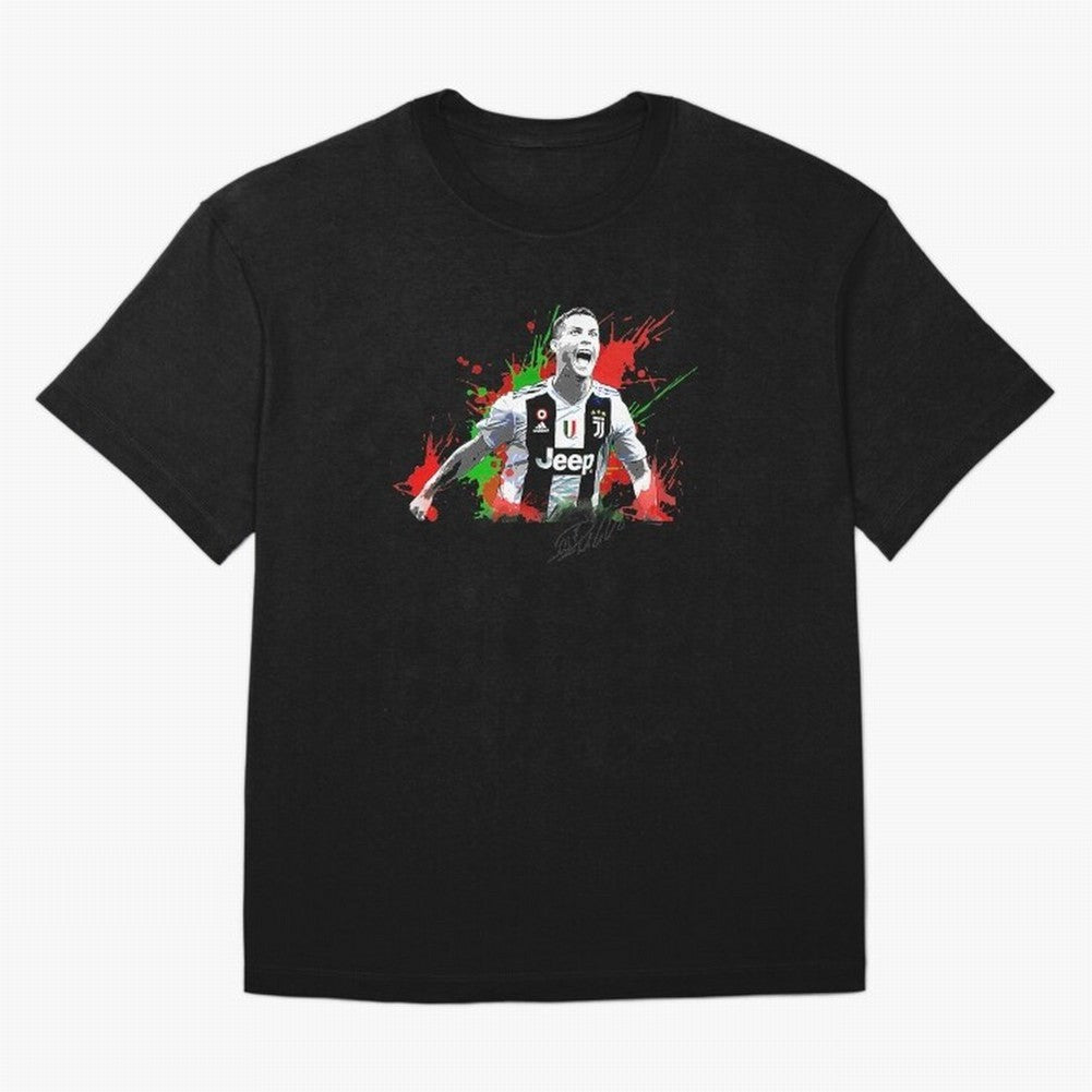 Cristiano Ronaldo Fan Oversized T-Shirt Embrace FIFA World Cup 2026 USA Canada Mexico Filled with Neymar, France and Portugal Energy, Vintage Soccer Flavor, Modern Football Stars, National Flags and Final Night Emotion; Ideal for Fans Who Follow