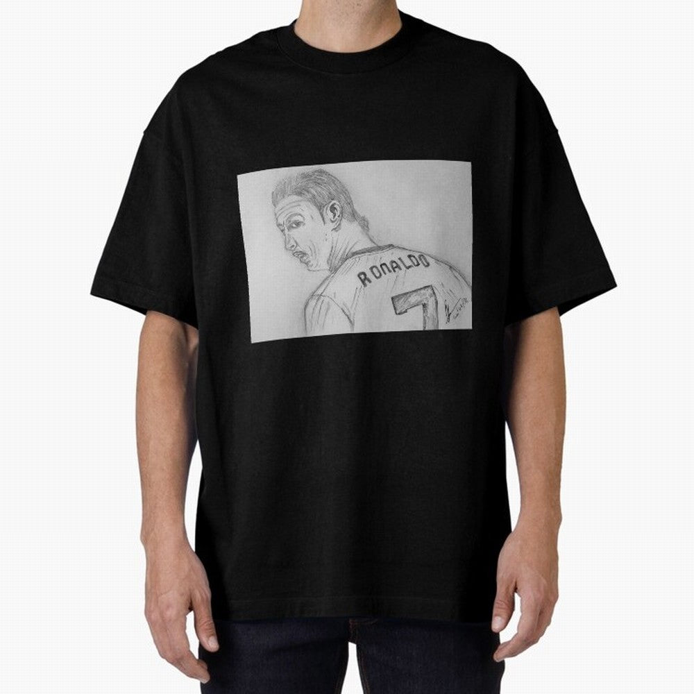 CR7 Oversized T-Shirt Bring World Football Passion into Global Football Passion for FIFA World Cup 2026 Group Stage, Celebrating Messi, Neymar and Mbappe, France and Portugal, Fan Favorite Moments, National Team Passion, Big Match Drama and Soccer