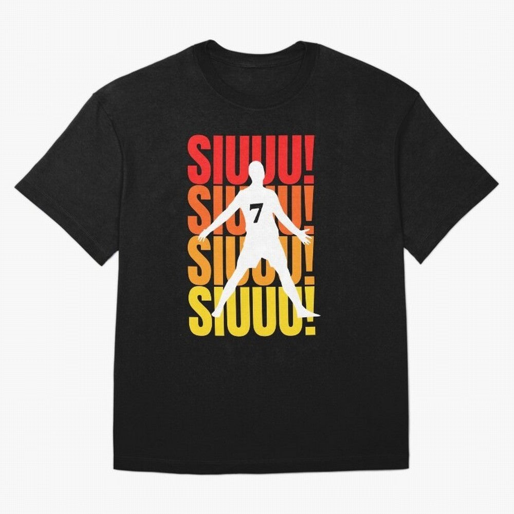Christiano Ronaldo Siuuu Oversized T-Shirt Feel the Roar of FIFA World Cup 2026 Made for Messi, Netherlands Energy, Fan Favorite Moments, National Team Passion, Big Match Drama and Soccer History; Perfect for Supporters Who Want Bold Football