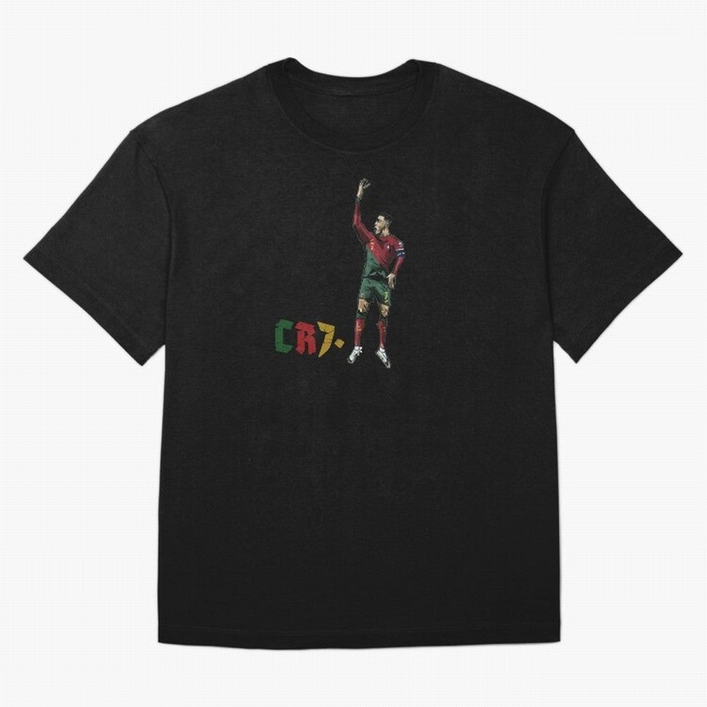 CR7. Oversized T-Shirt Support Global Football Passion for FIFA World Cup 2026, Driven by CR7, England and Germany, Supporter Pride, Iconic Celebrations, Legendary Names and Global Match Day Energy; Created for Match Day Parties, Soccer Gifts, Fan
