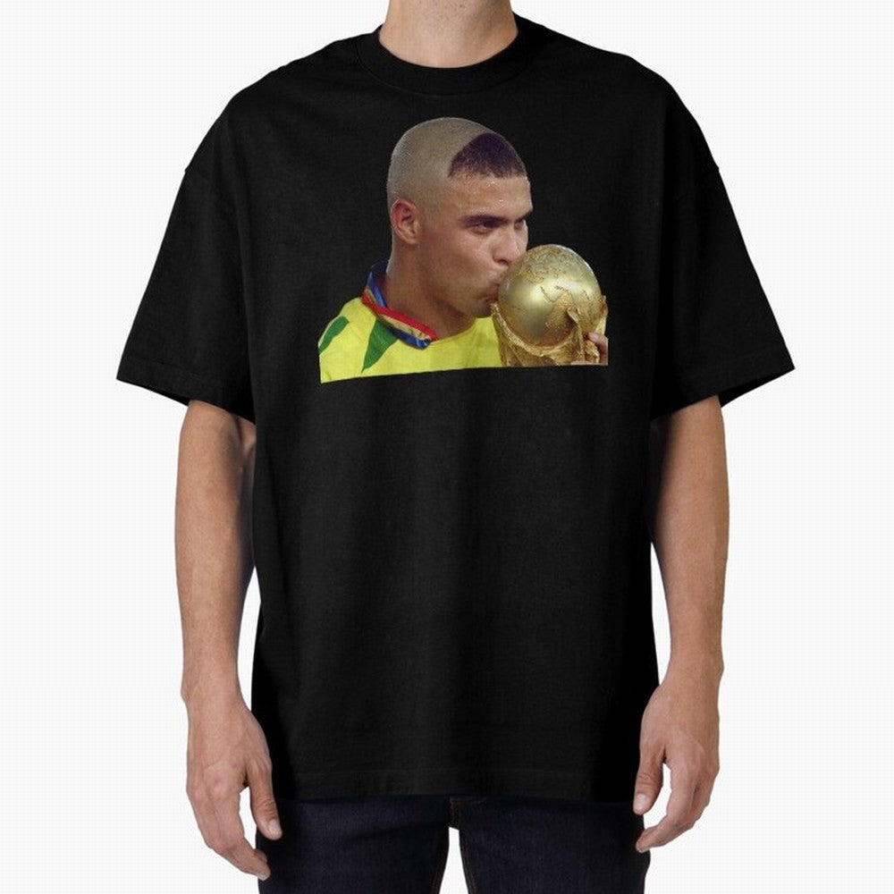 El Fenomeno Oversized T-Shirt Bring Bold Fan Energy to Global Football Passion for FIFA World Cup 2026 Group Stage, Filled with Messi, France and Portugal, Championship Spirit, Famous Goals, Roaring Crowds and International Football Unity; Created